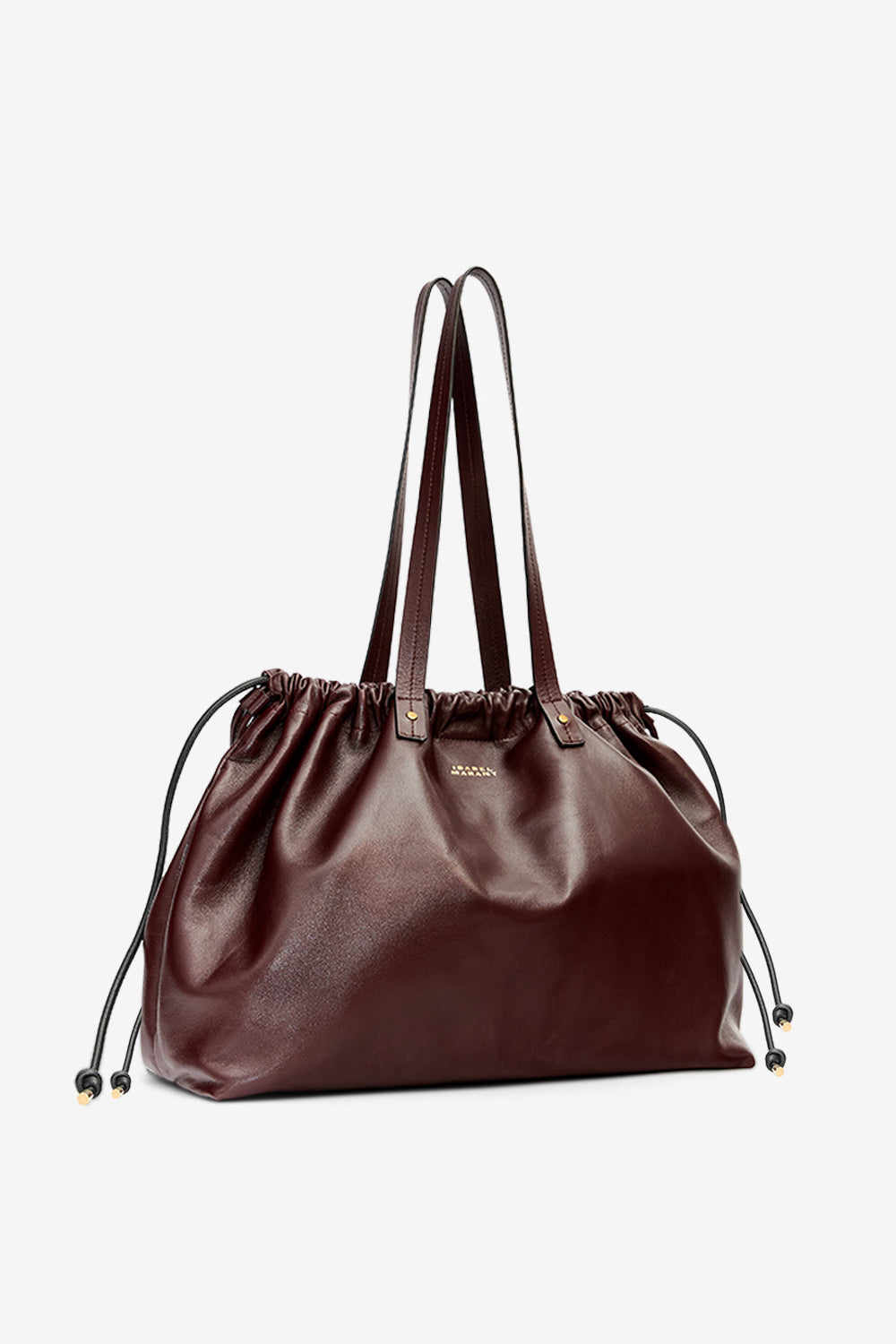 Silven e/w シャイニーレザー製 トートバッグ - ボルドー - Woman - 4
