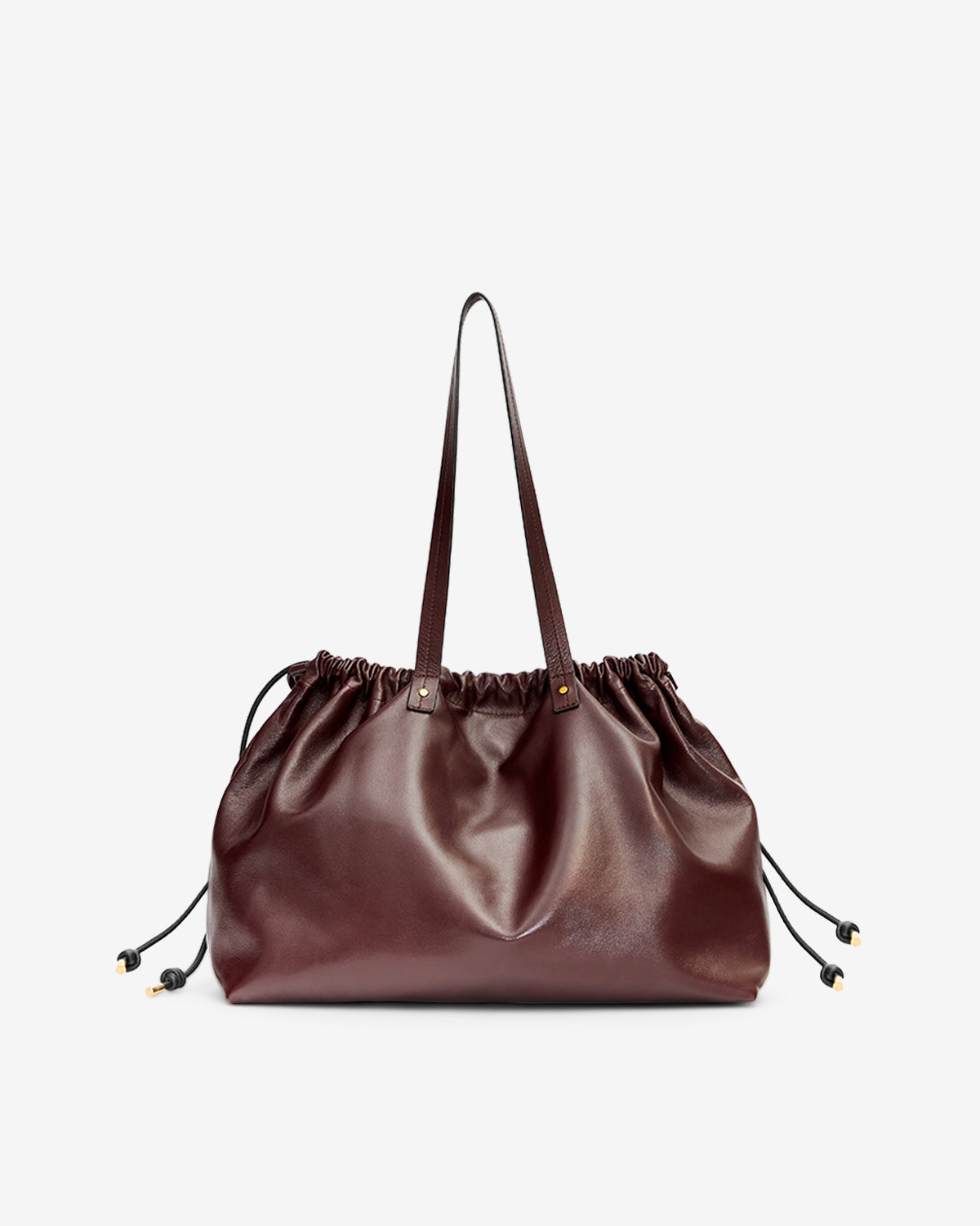 Silven e/w 페이턴트 가죽 토트백 - 보르도 - Woman - 2
