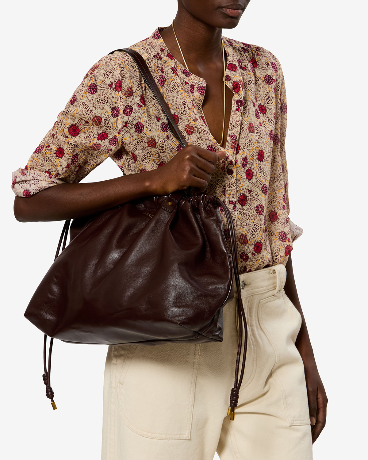 sunao28ISABEL MARANT ETOILE EYDENブラウス Isabel Marant Etoile: White Plalia Blouse | SSENSE