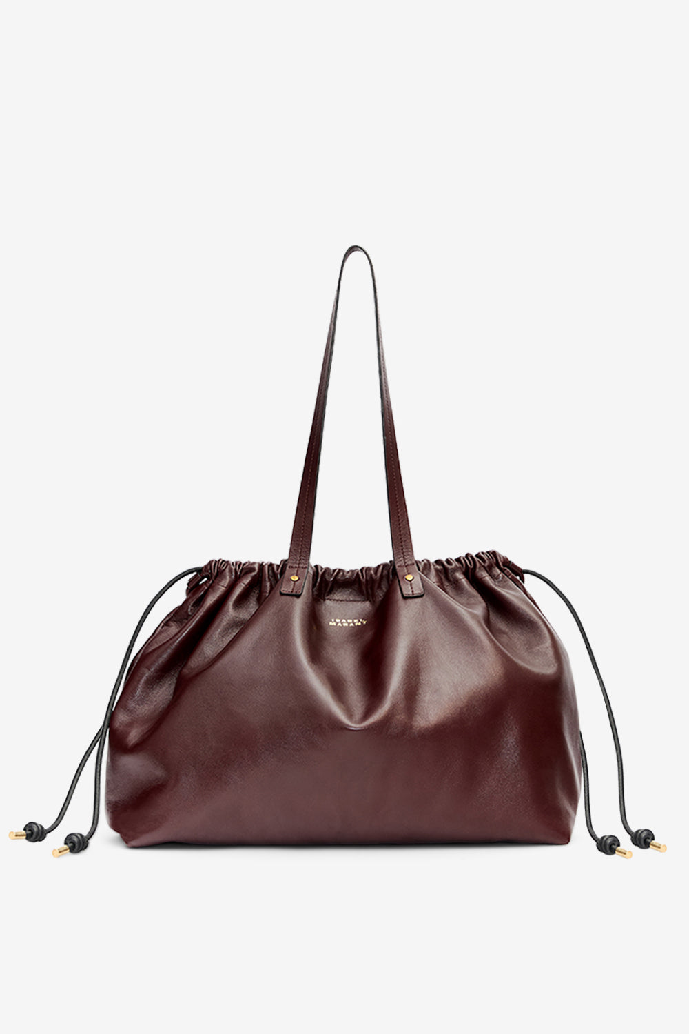 Silven e/w シャイニーレザー製 トートバッグ - ボルドー - Woman - 1