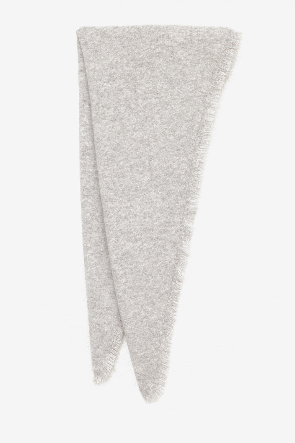 Penina mottled baby alpaca scarf - Light gray - Woman - 1