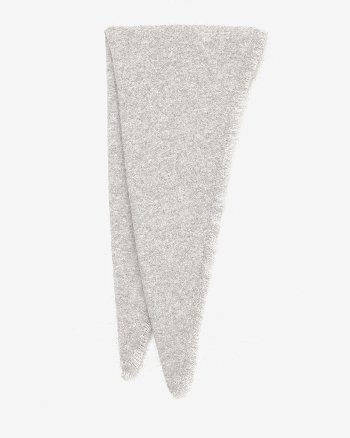 Penina mottled baby alpaca scarf - Light gray - Woman - 1