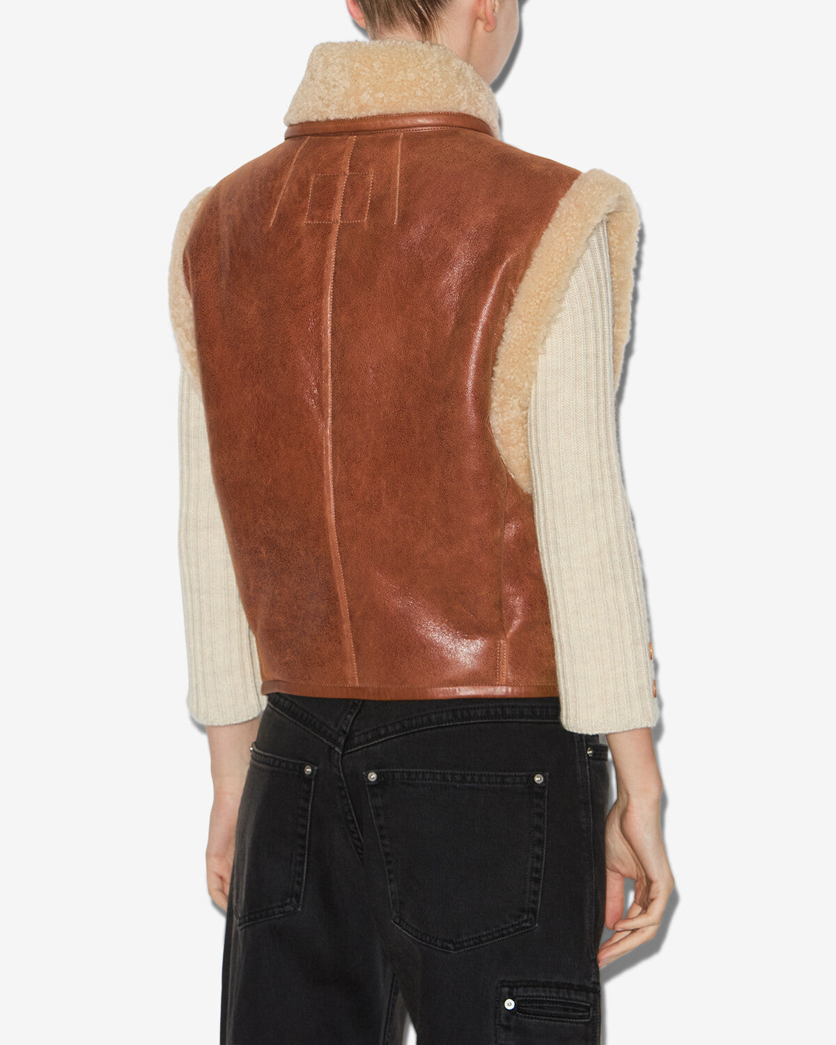 Gilet alime Woman Cognac 4