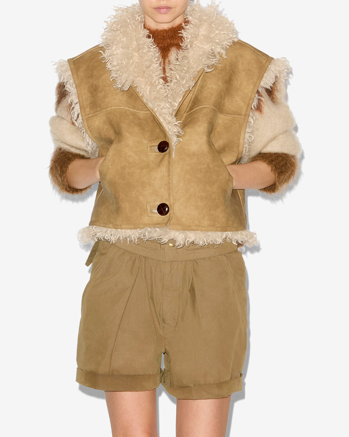 Clara vest Woman Taupe 4