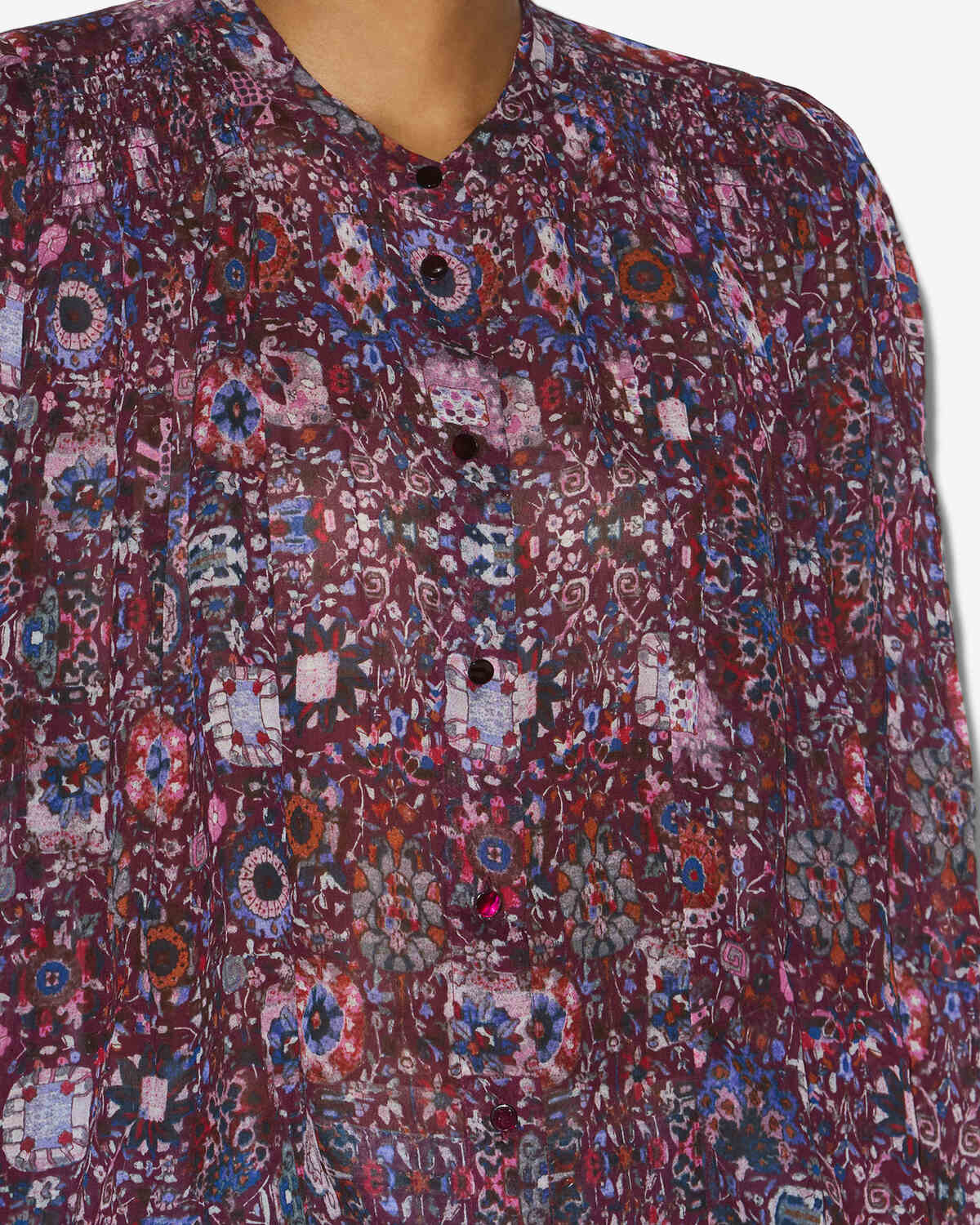 Bluse noeline Woman Plum 4