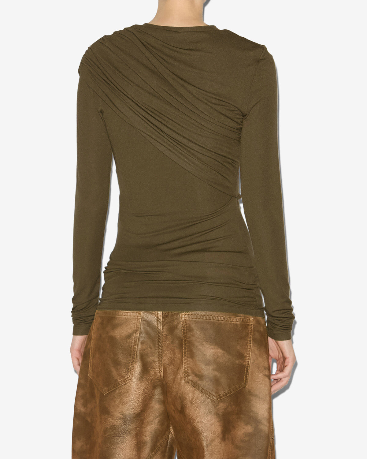 Dressi top Woman Khaki 3