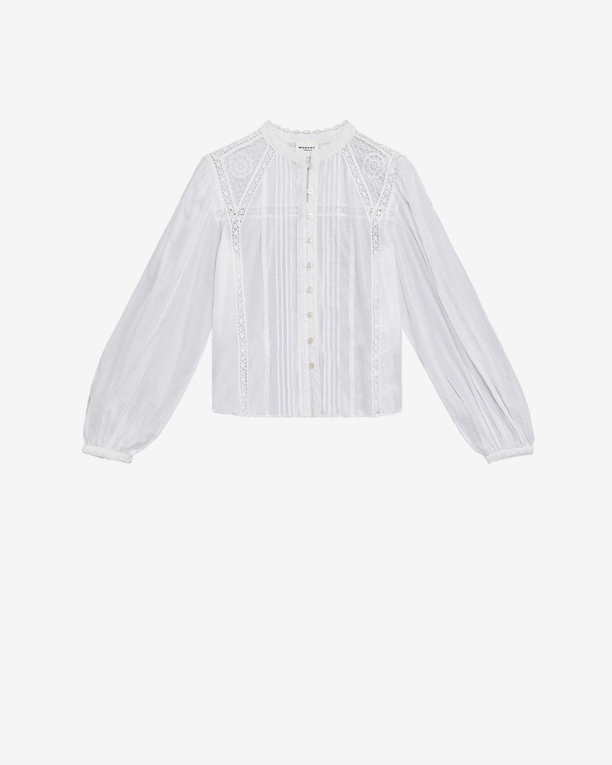 Greicy cotton voile blouse - White - Woman - 5