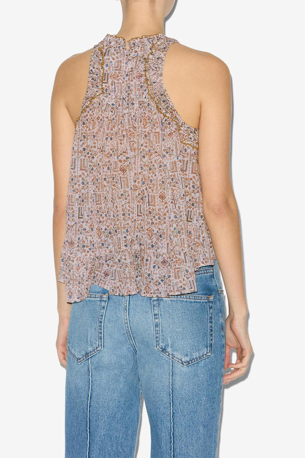 Top de algodón fruncido carlee - Crudo - Woman - 4