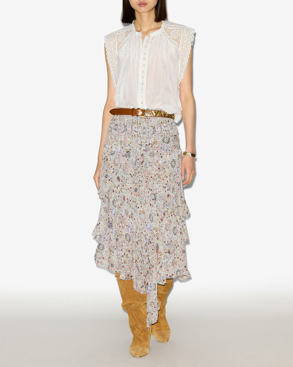 Top gresia Woman Weiß 4