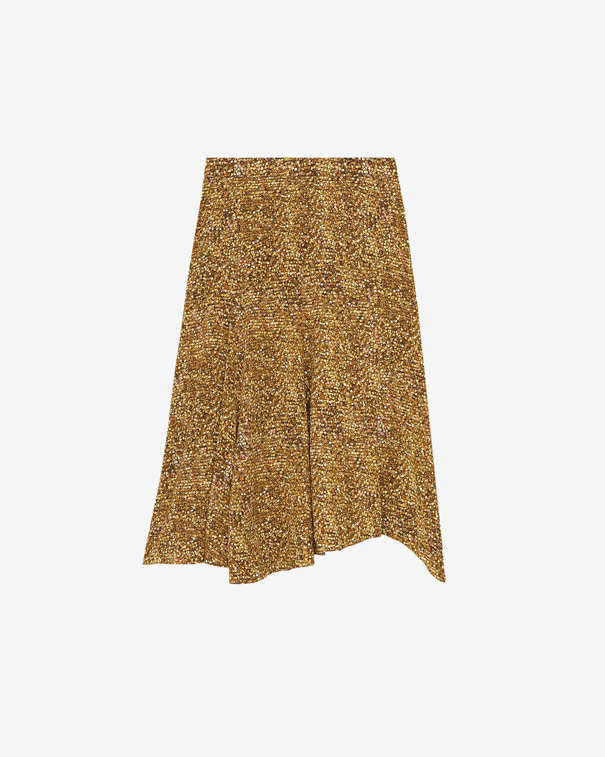 Falda hortensia Woman Ochre 6