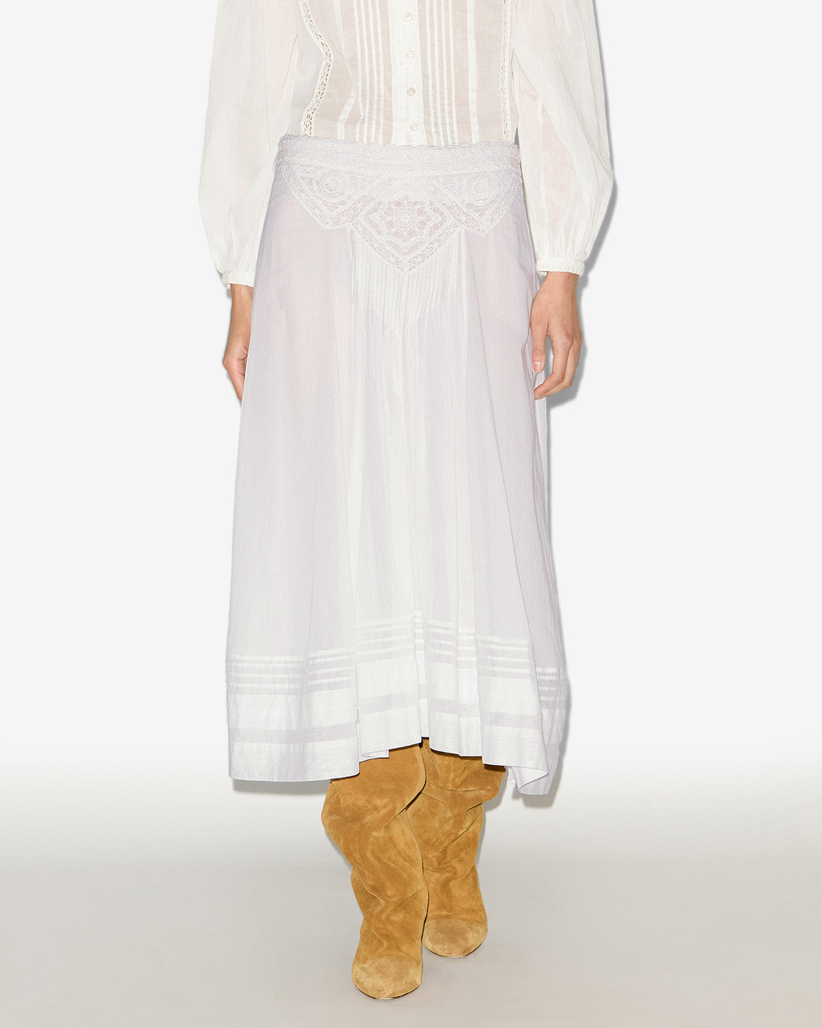 Jupe garliana Woman Blanc 4