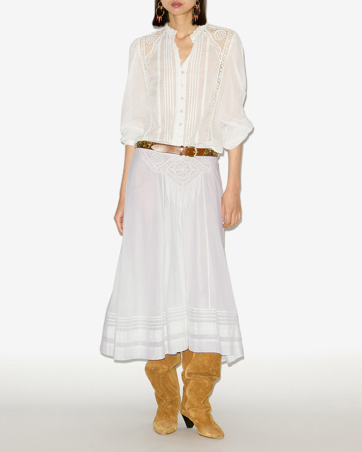 Jupe garliana Woman Blanc 4