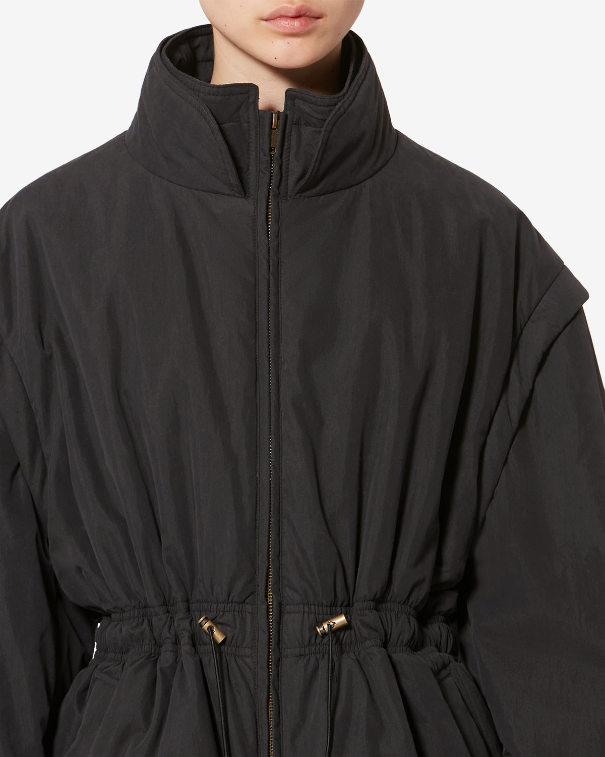 Dastyni short 2-in-1 zip-up coat - Black - Woman - 2