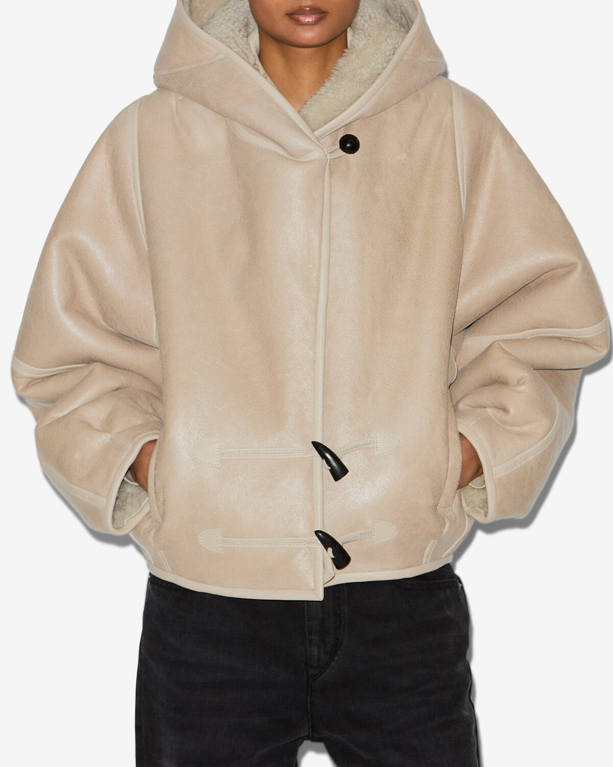 Abrigo amiel Woman Crudo 4