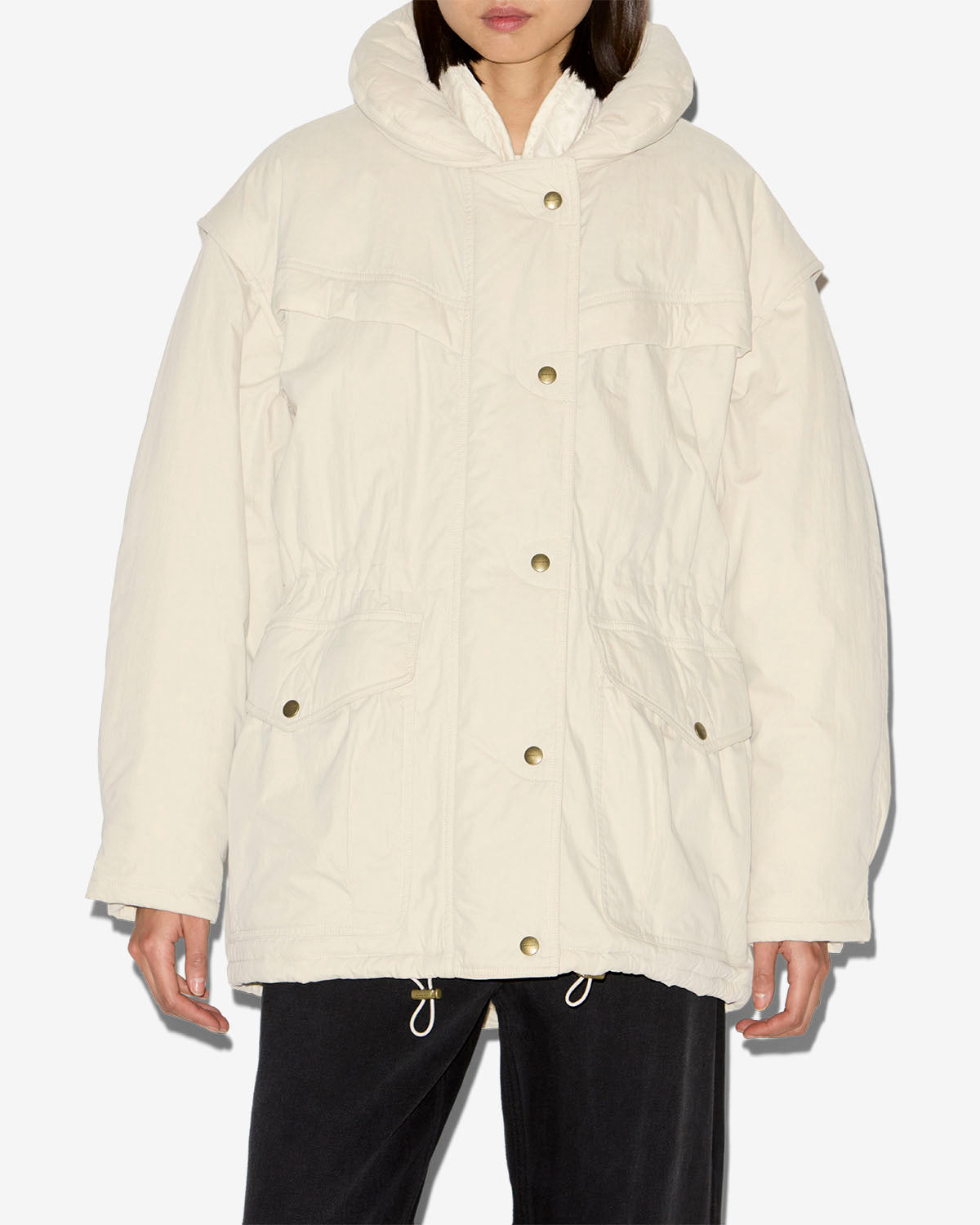 Damone coat Woman Ecru 4