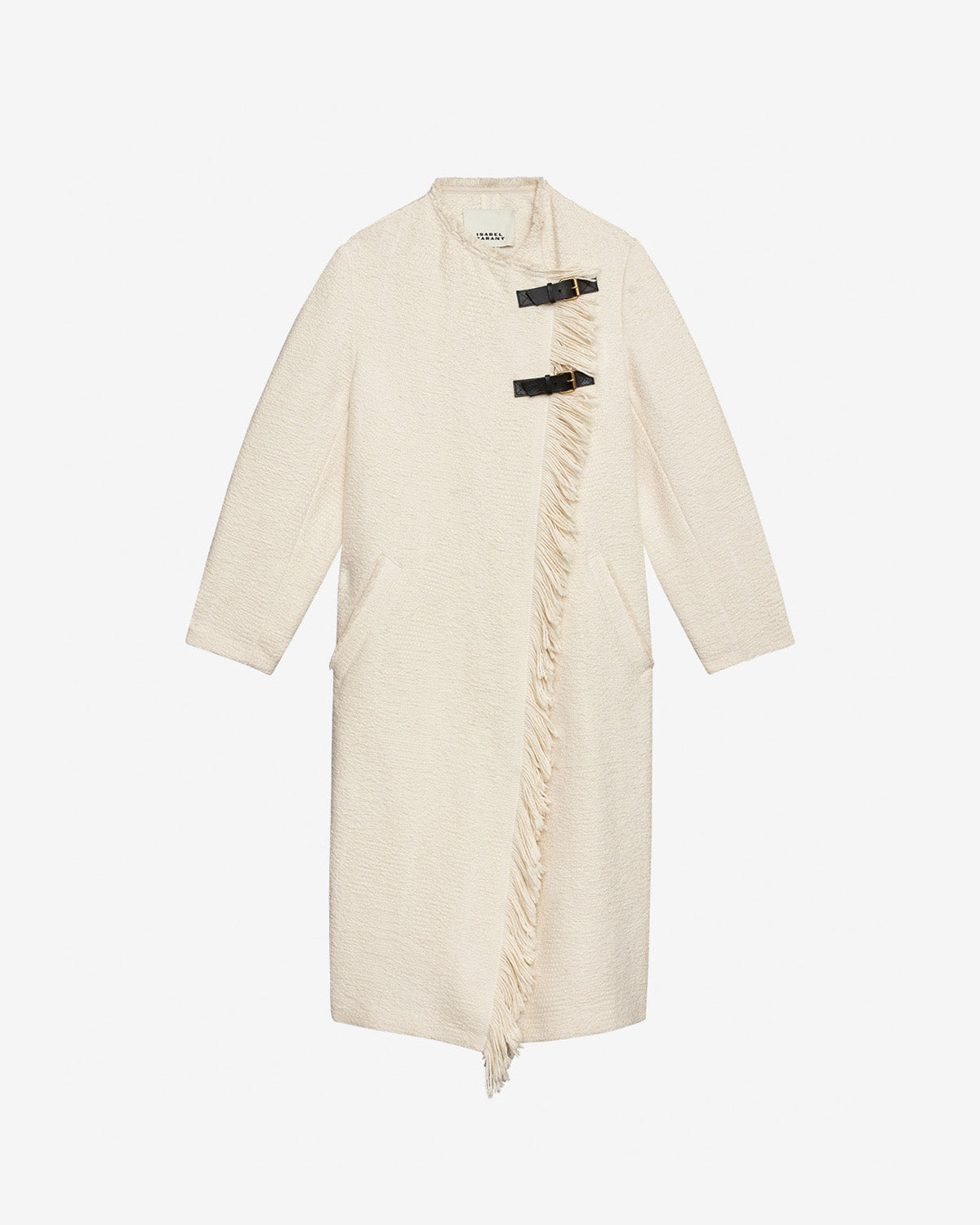 Gameia cotton and linen coat - Ecru - Woman - 4