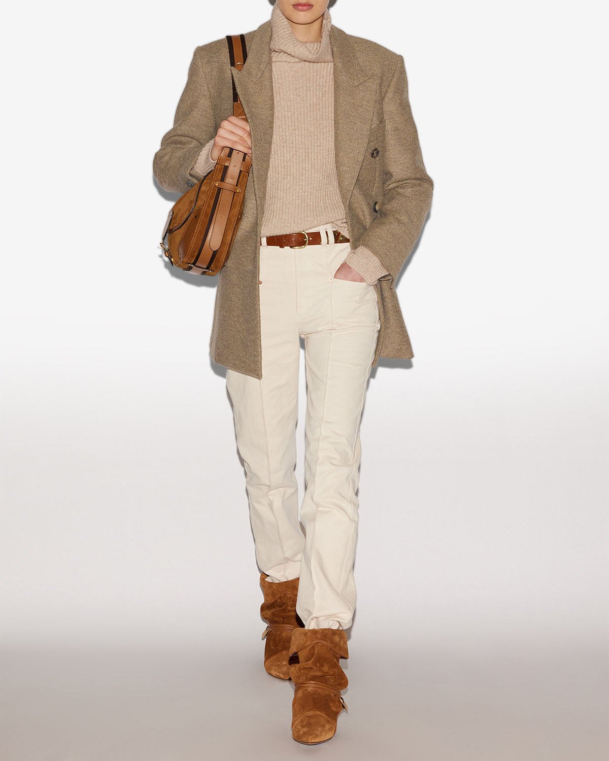 Manteau isidora Woman Clair kaki 4
