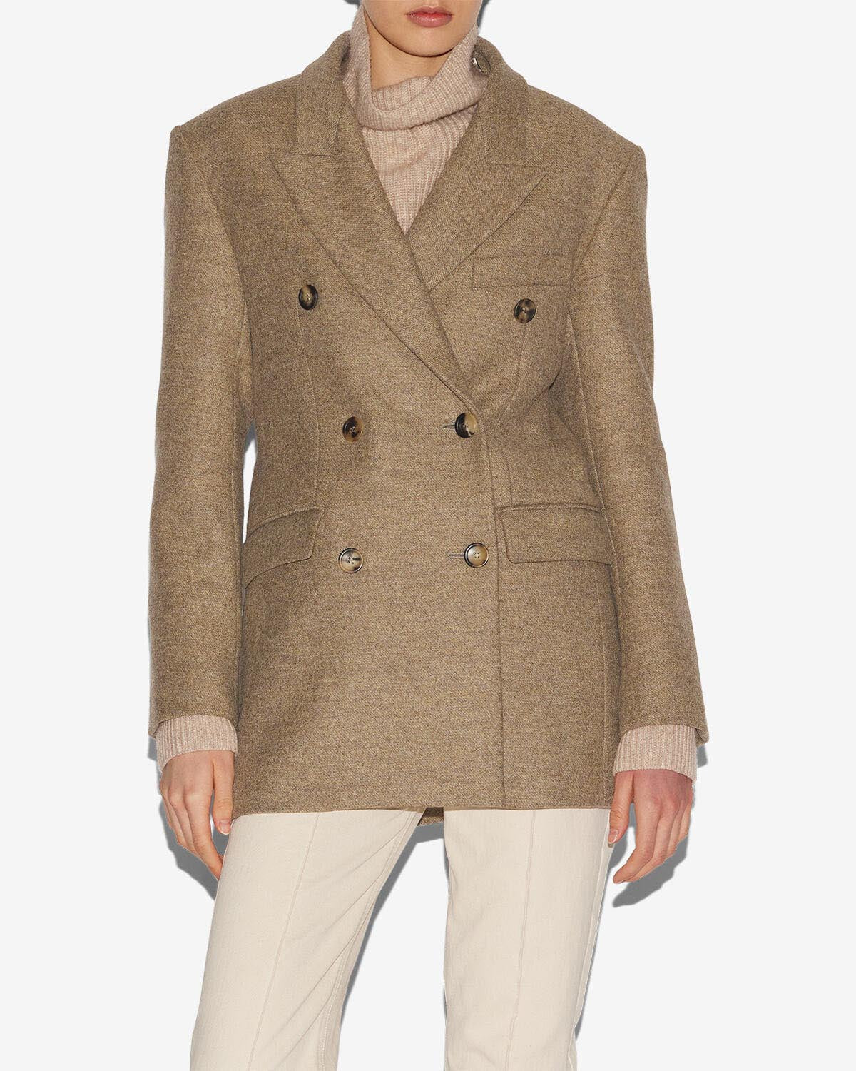 Manteau isidora Woman Clair kaki 4