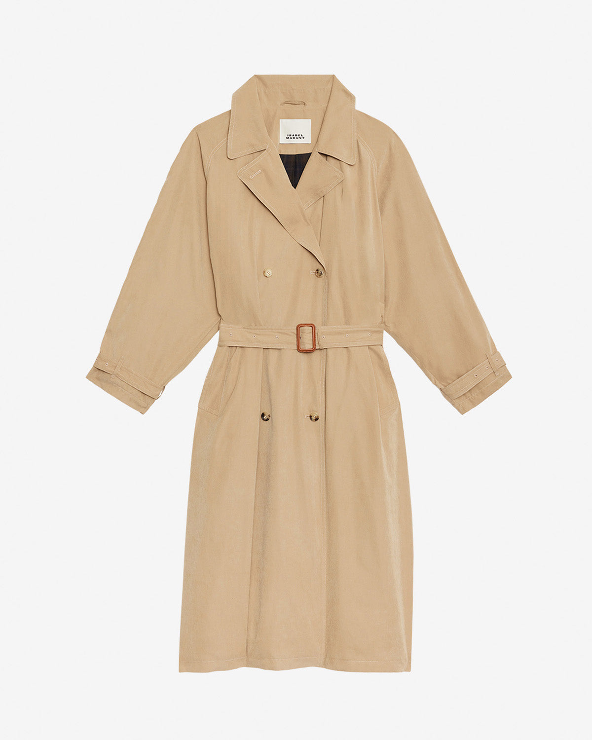 Elea flowing trench coat - Beige - Woman - 4