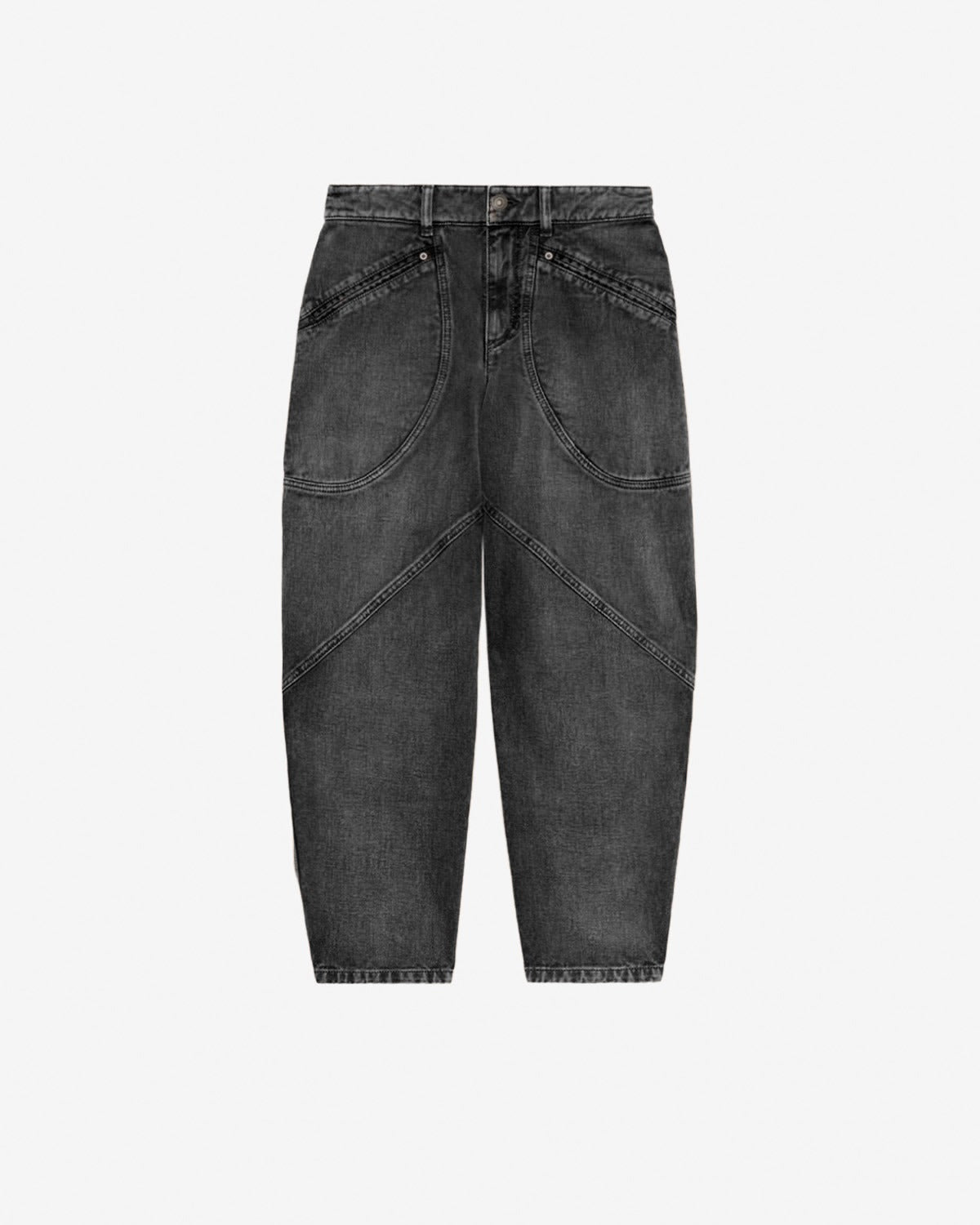 JOANNY PANTS Woman black | ISABEL MARANT Official online store