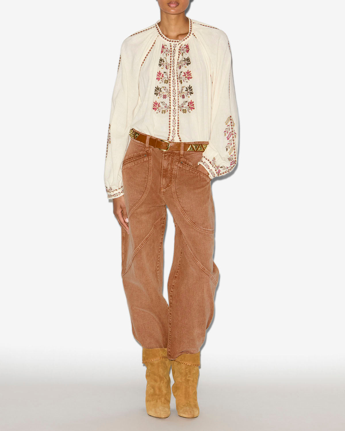 Pantalón catarina Woman Ochre 4