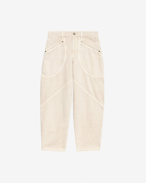 デニム・ジーパン ISABEL MARANT Woman Jeans Beige PA0164FAA3H64I 23EC Women's Designer Jeans | ISABEL MARANT Official Online Store