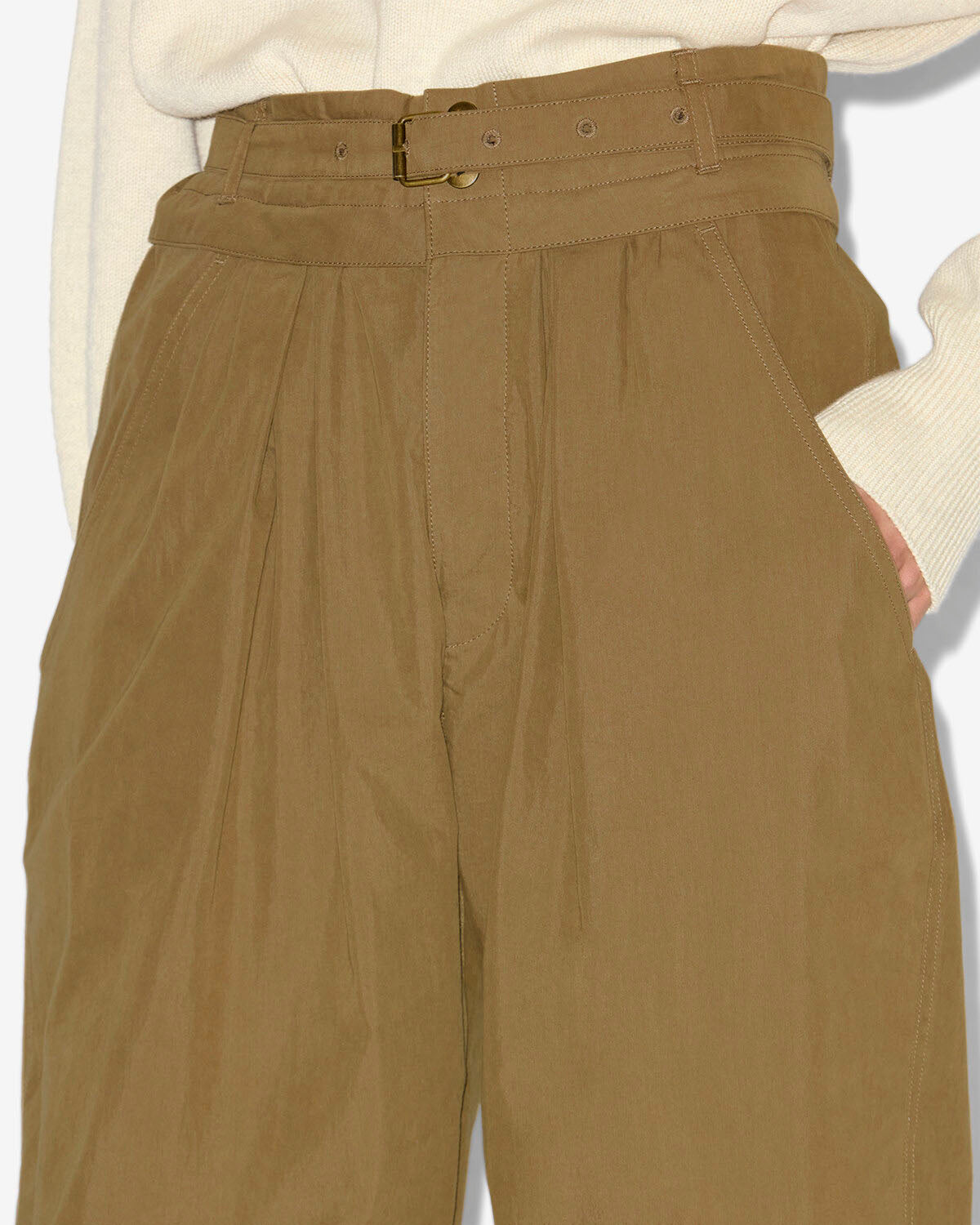 Celia pants Woman Khaki 4