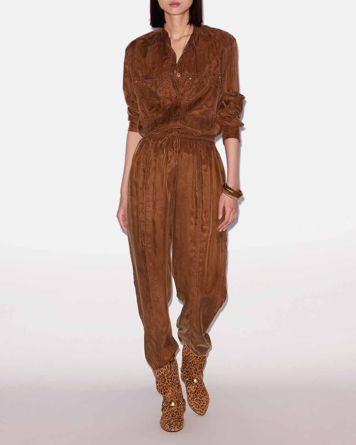 Pantaloni zaylee Woman Tabacco 4