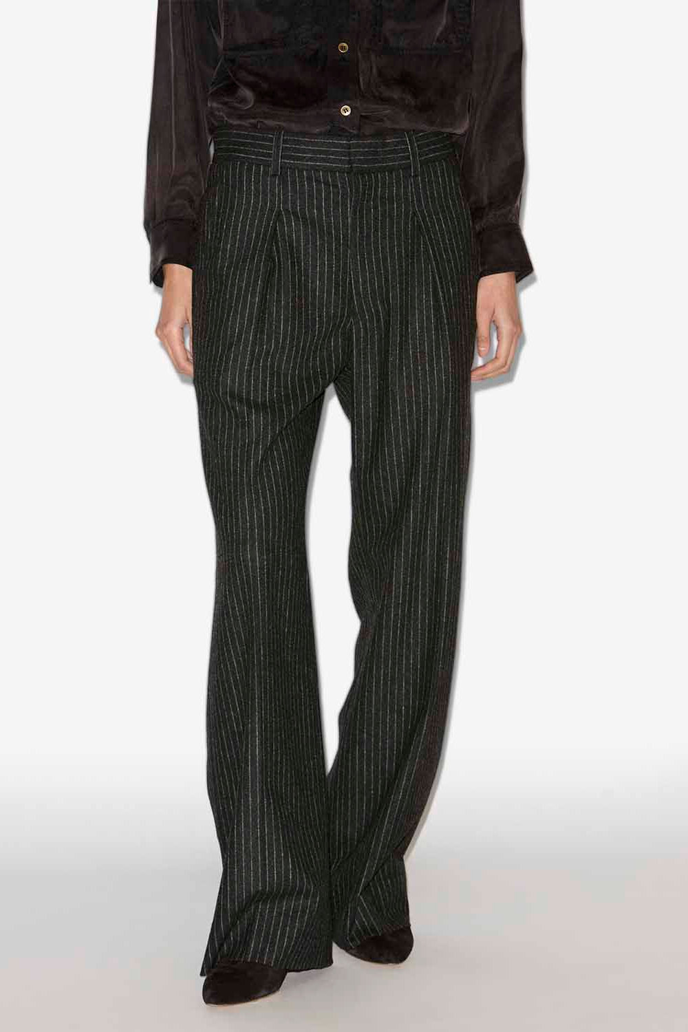 Lisetta wool suit pants - Anthracite - Woman - 4