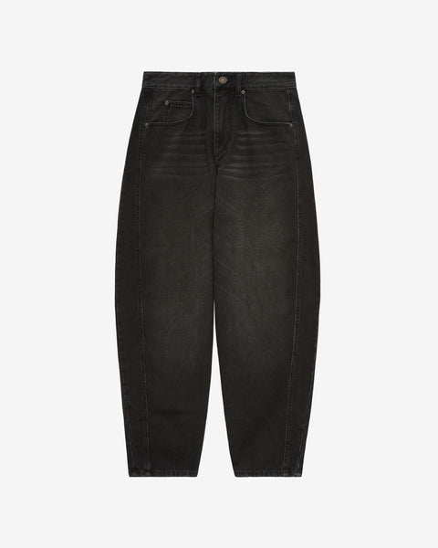 ORIANE PANTS Woman black | ISABEL MARANT Official online store