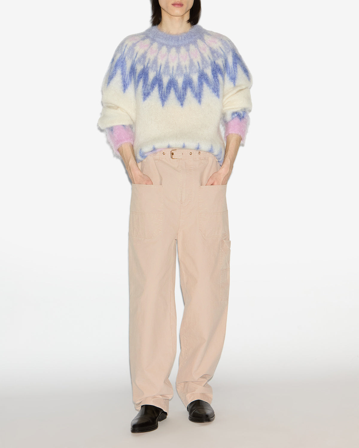 Tobias pants Man Ecru 4