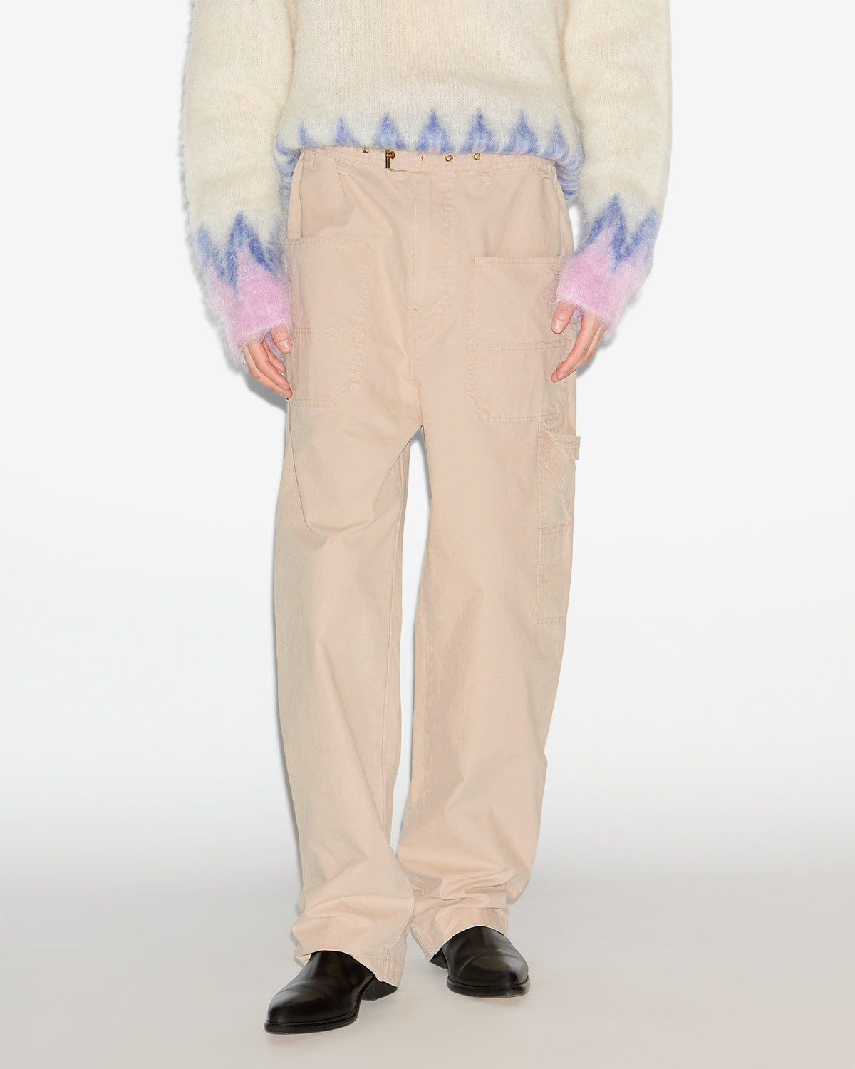 Tobias pants Man Ecru 5