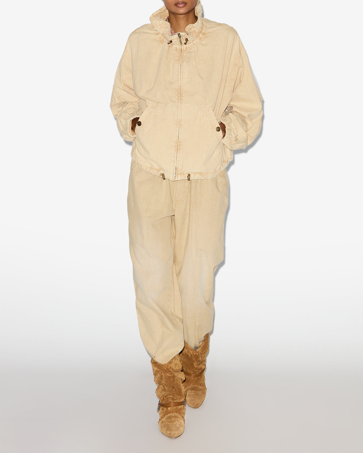 Hose catalia Woman Beige 4