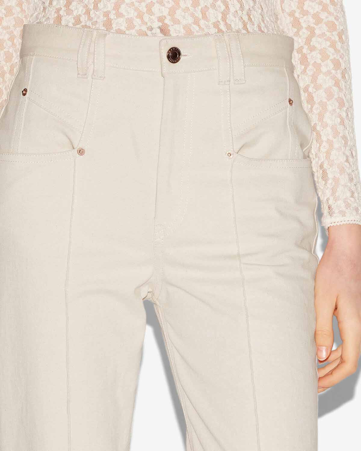 Lirokae denim jeans - Ecru - Woman - 2