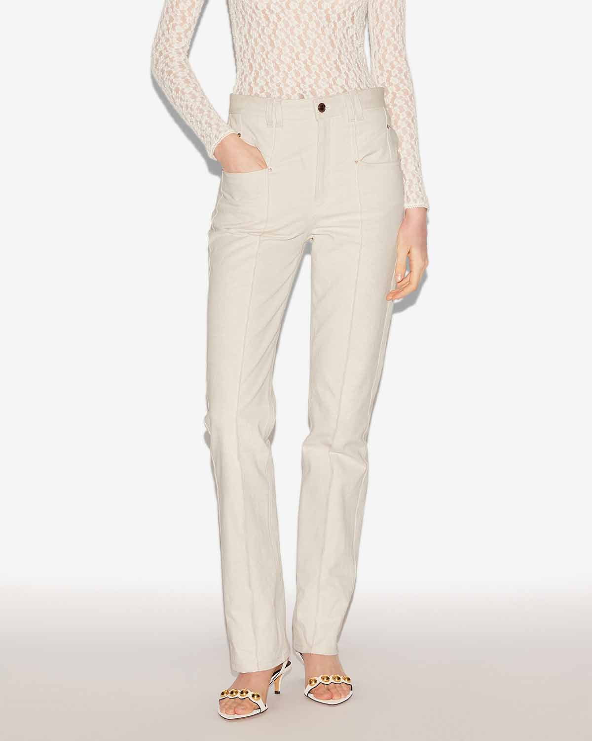 Lirokae denim jeans - Ecru - Woman - 3