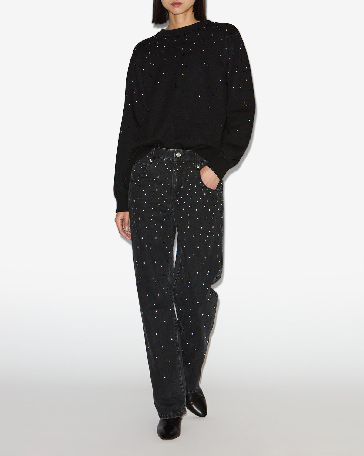 BRINSA PANTS Woman black | ISABEL MARANT Official online store