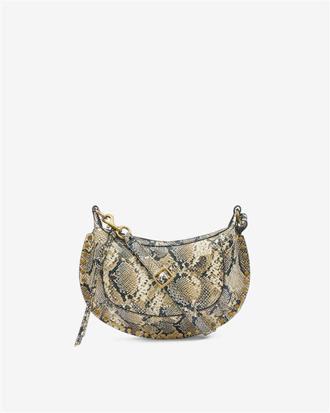 【関税&送料込】Isabel Marant Oskan Moon Shoulder Bag In Smo OSKAN MOON BAG Woman beige | ISABEL MARANT Official online store