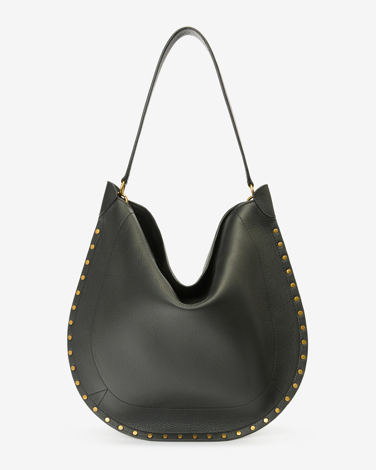 OSKAN HOBO SOFT BAG Woman bronze | ISABEL MARANT Official online store