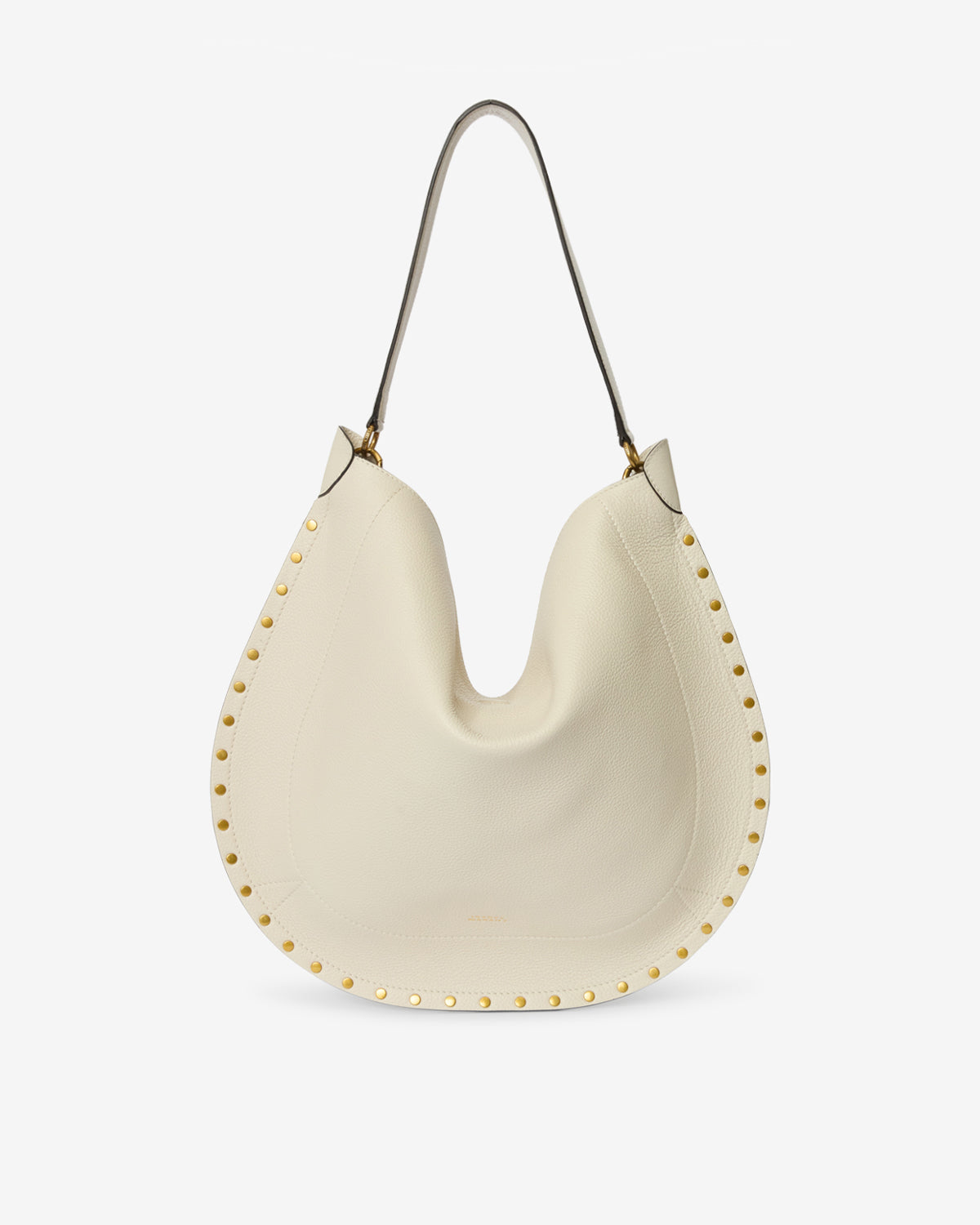 OSKAN HOBO SOFT SHOULDER BAG Woman chalk | ISABEL MARANT Official