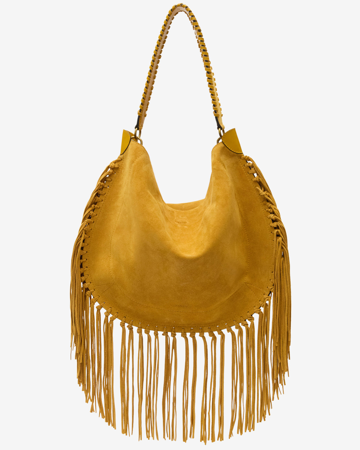 OSKAN HOBO SOFT SHOULDER BAG Woman saffron | ISABEL MARANT