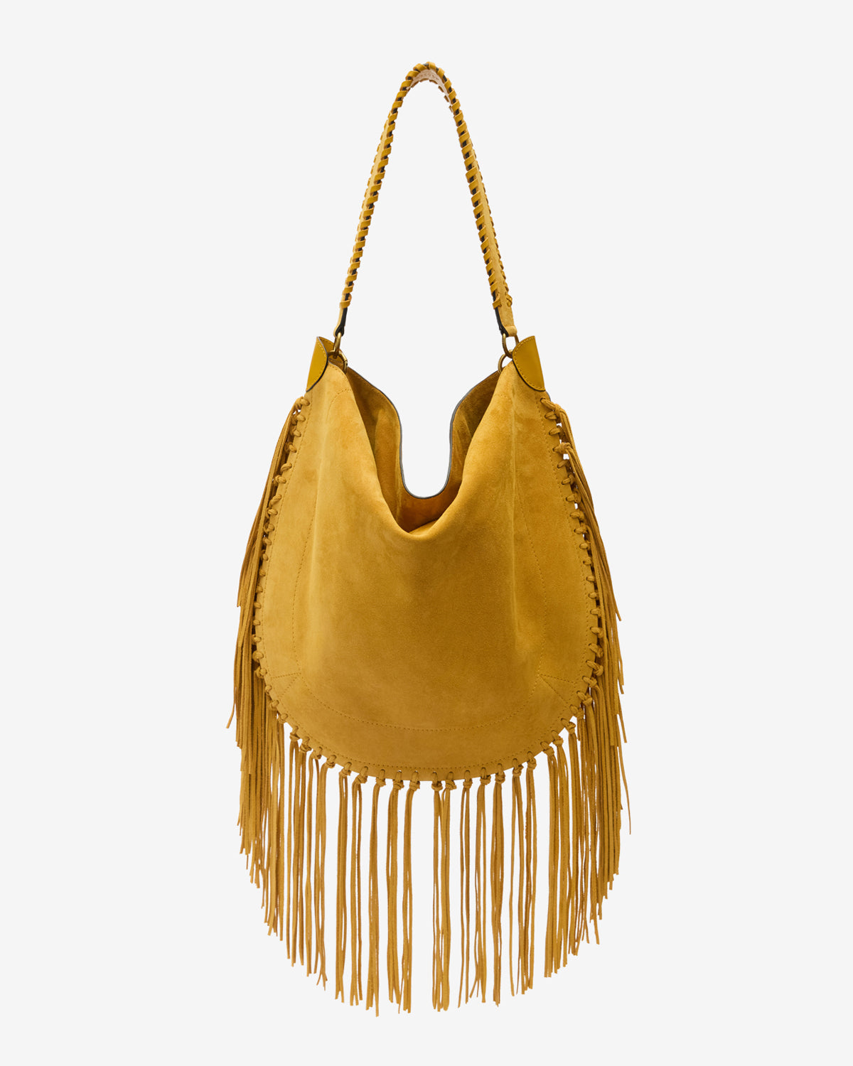 OSKAN HOBO SOFT SHOULDER BAG Woman saffron | ISABEL MARANT