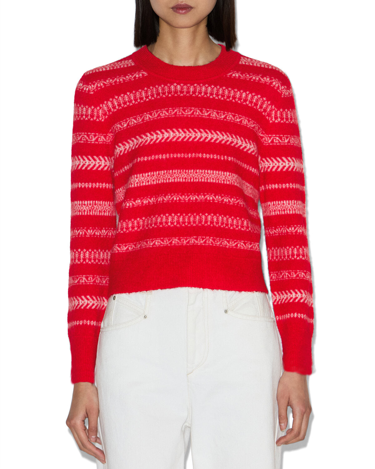 AMITY SWEATER Woman red | ISABEL MARANT Official online store