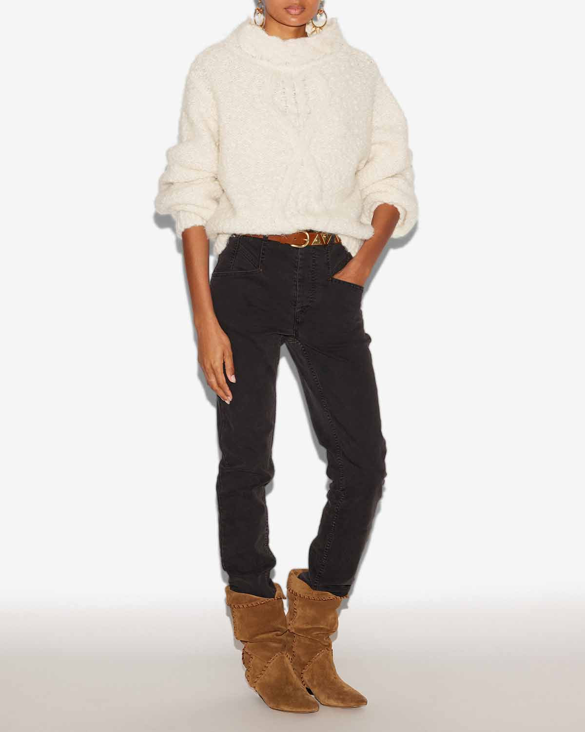 Pullover romane Woman Naturfarben 4