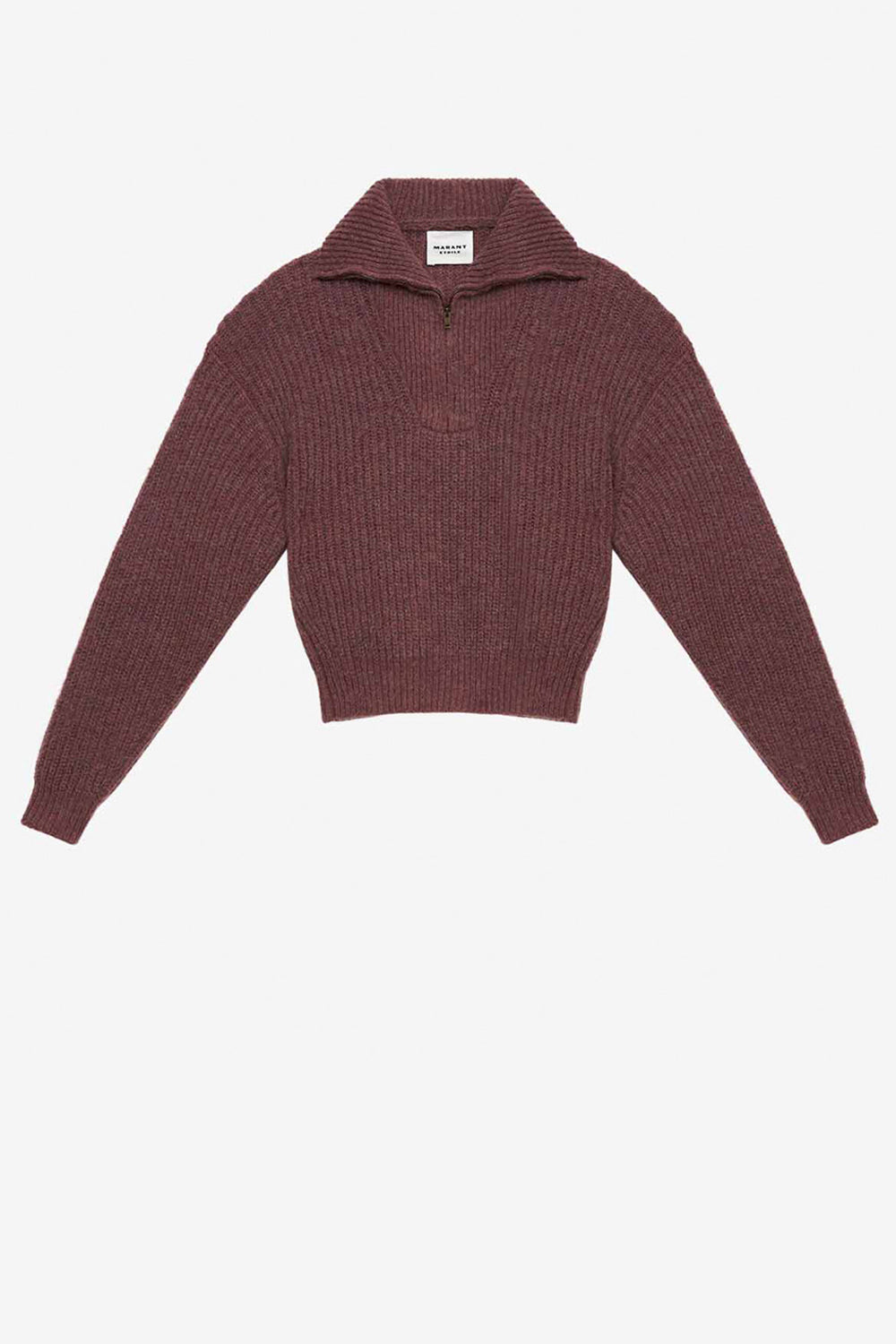 Danita zip-up collar knit sweater - Pink - Woman - 1