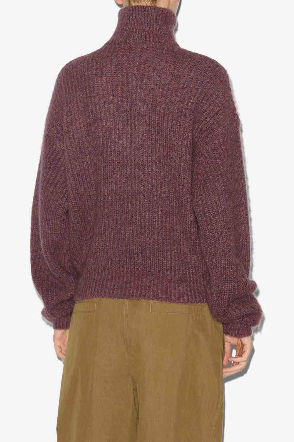 Danita zip-up collar knit sweater - Pink - Woman - 5