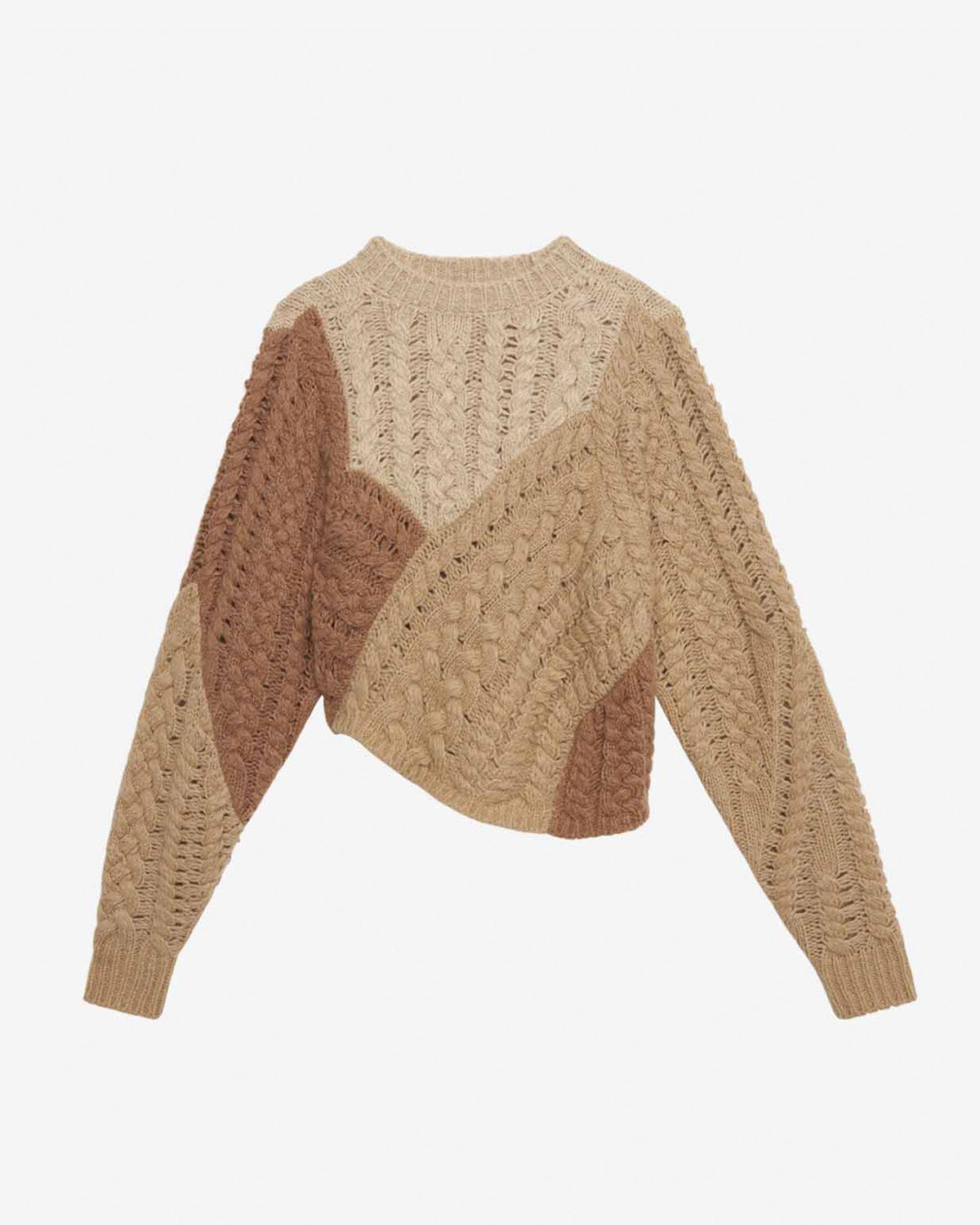 Maglione daryl in patchwork - Beige - Woman - 5