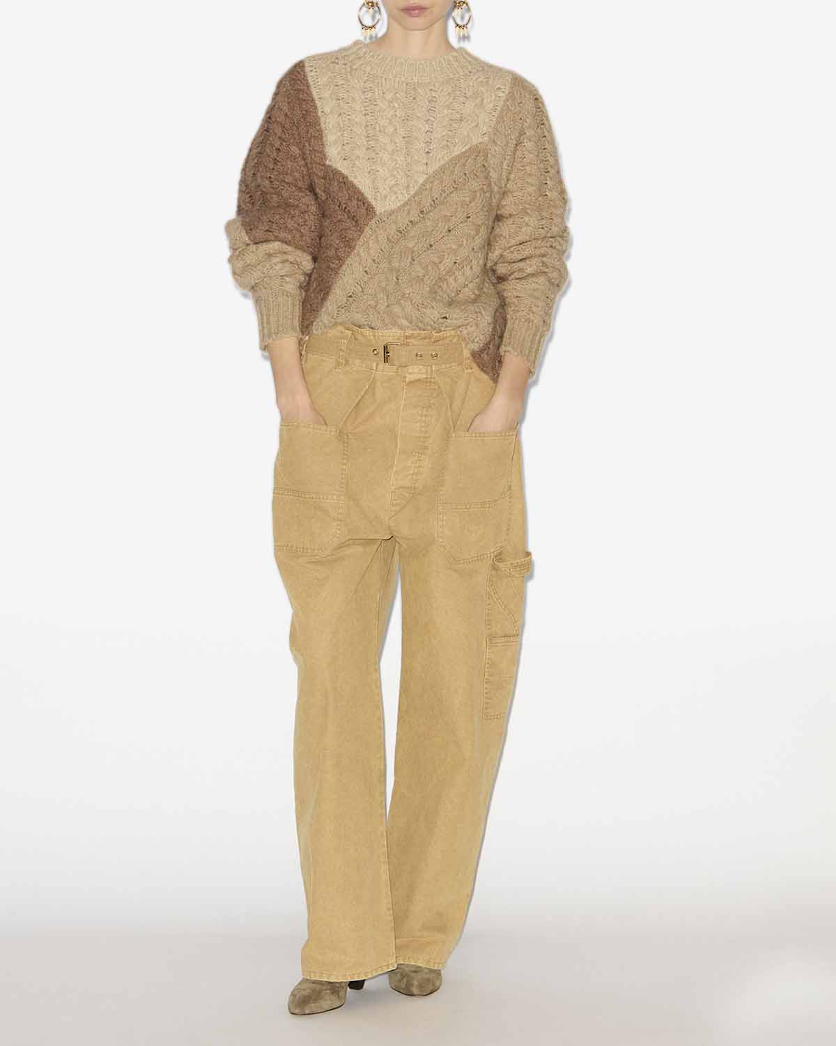 Maglione daryl in patchwork - Beige - Woman - 1