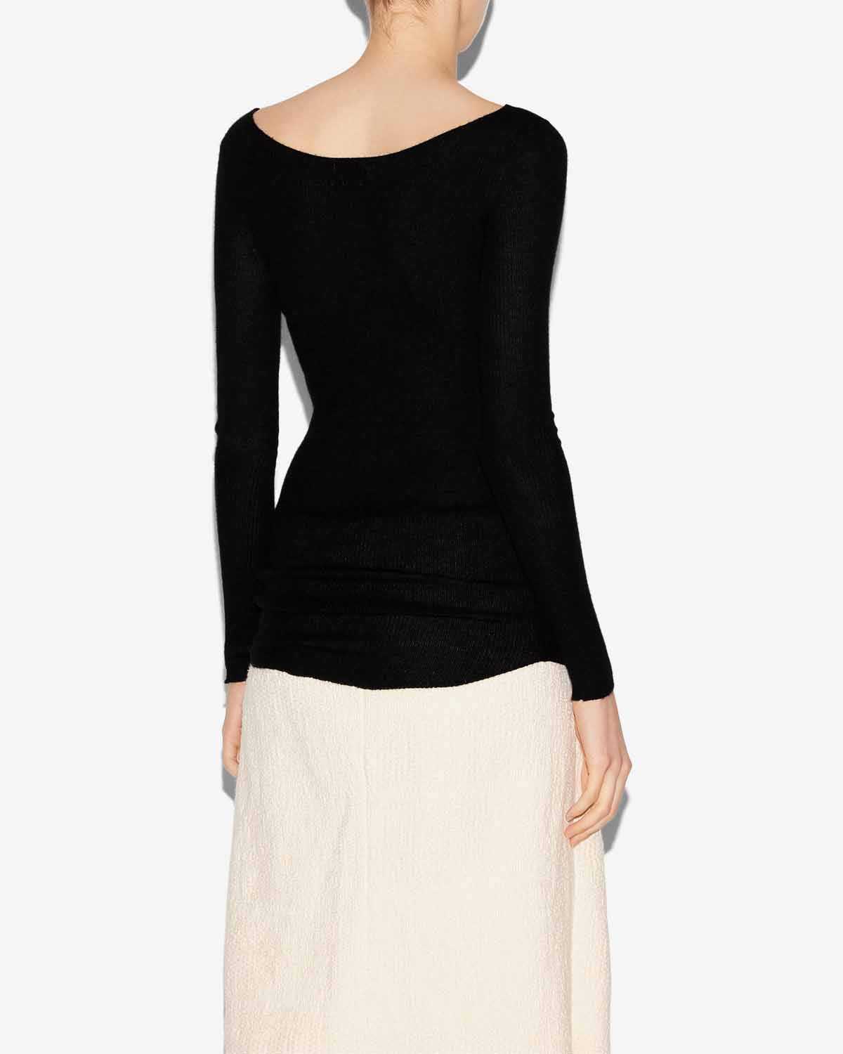 Izzie silk and cashmere sweater - Black - Woman - 4