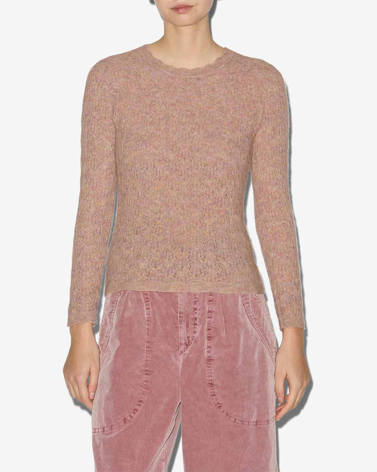 Jersey obeline Woman Multicolor beige 4