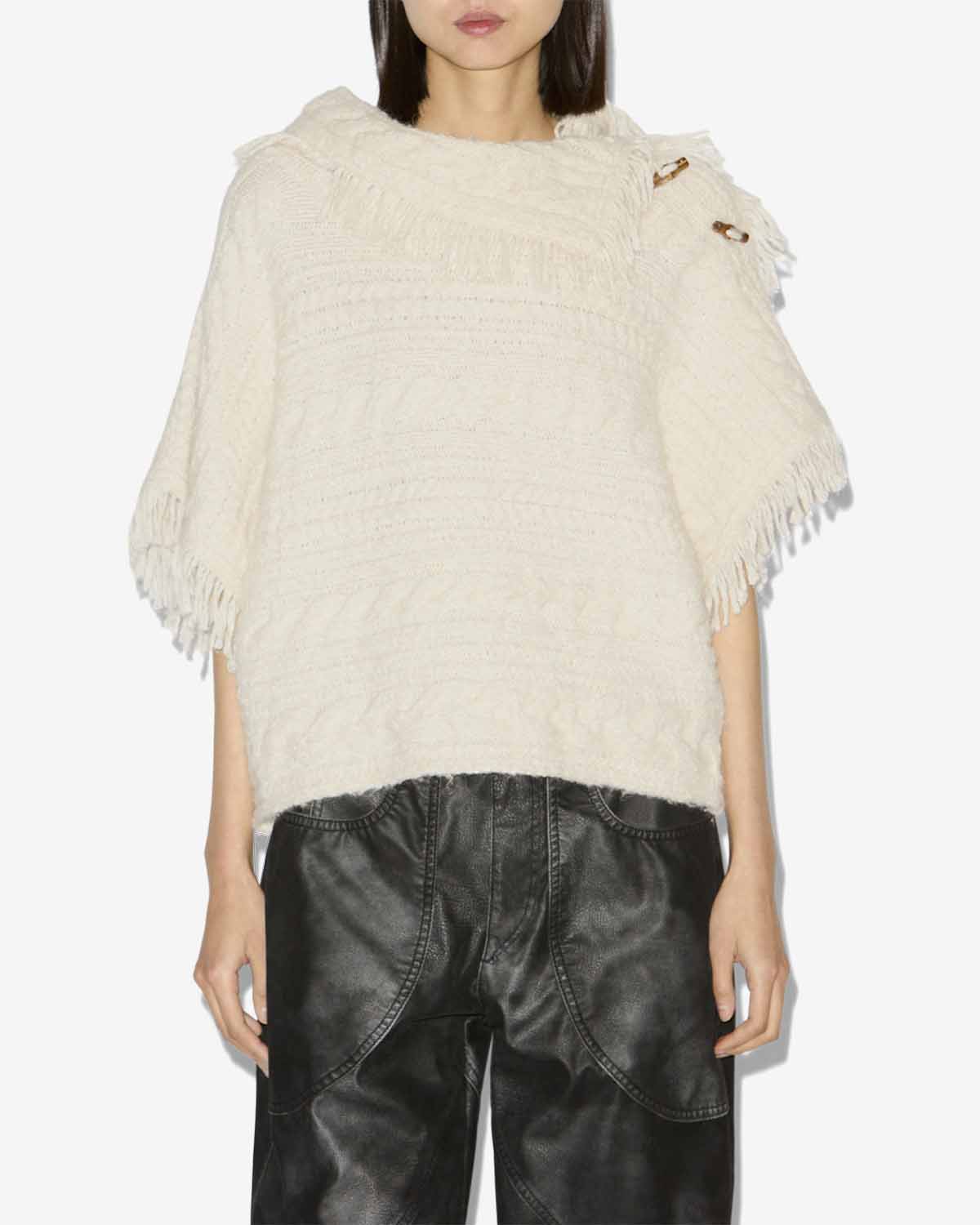 Maglione blanche Woman Ecru 5